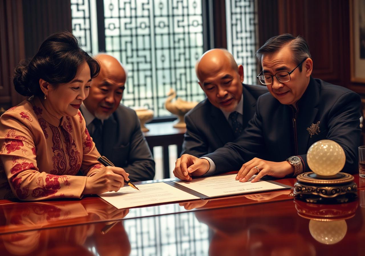 签署家族信托